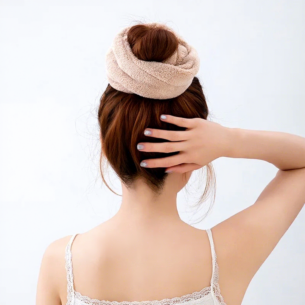 Absorbent Microfiber Towel Scrunchie (Heavy-Duty)