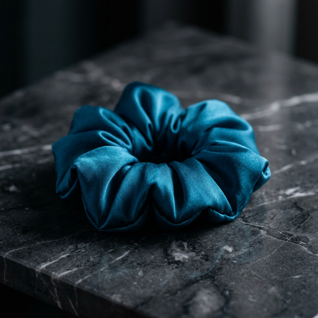 30 Momme Silk Sleep Cloud Scrunchie - Face-Slimming Volume