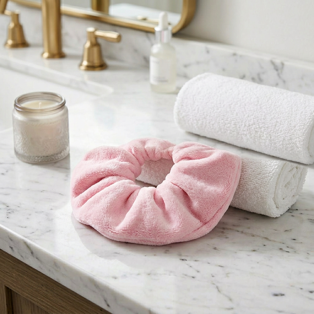 Absorbent Microfiber Towel Scrunchie (Heavy-Duty)