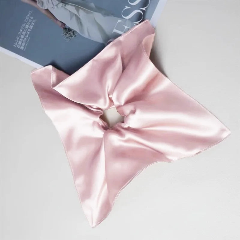 Windmill Silk Scrunchie Sunset Pink