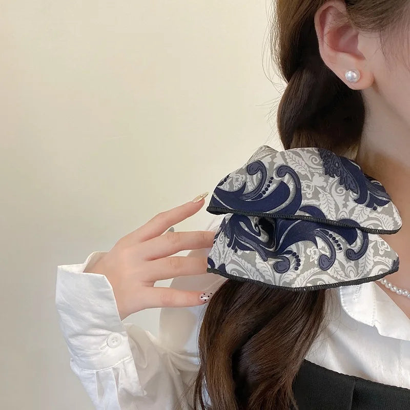 Totem Print Scrunchie Side